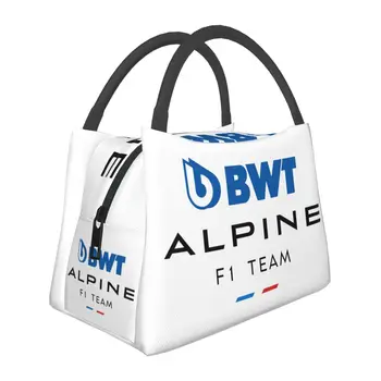 Сумки для ланча с логотипом Alpine F1 Team, Аксессуары, портативный изолированный Оксфордский кулер, Термосумка для пикника с едой для мужчин